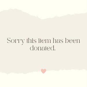 Item Donated - Please see my other items